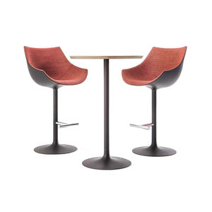 Luz de escritorio de recepción de Hotel de fibra de vidrio moderna del norte de Europa, silla de barra alta giratoria de recepción de Bar transparente de lujo Casina para comedor - Product Image 3