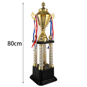 جودة عالية مخصصة لكرة القدم كأس كأس كبير معدني جائزة كرة القدم الرياضية مطلية بالذهب شعار مخصص الكأس تصميم مجاني - Product Image 6