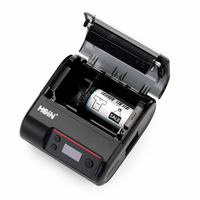 Imprimante thermique portable mini 2 en 1 pour la comptabilité des colis en station express, l'impression de reçus et d'étiquettes d'expédition sans fil
