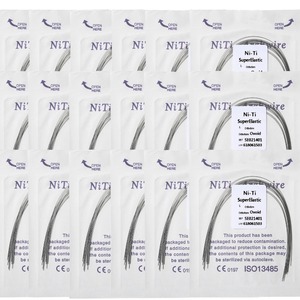 Ni-Ti SuperElastic Orthodontic <b>Wire</b> Ovoid 0.016x0.022 For Dental Braces CE Certified - Product Image 1