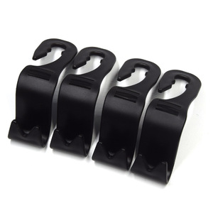 4-Pack No-Disassembly Headrest <b>Car</b> Rear Seat Hidden <b>Hooks</b> Reinforced Heavy-Duty Interior Kits - Product Image 2