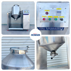 Mélangeur à double cône en acier inoxydable pour poudres, avec moteur AC, capacité 200L, haute sécurité pour les industries alimentaire et chimique - Product Image 5