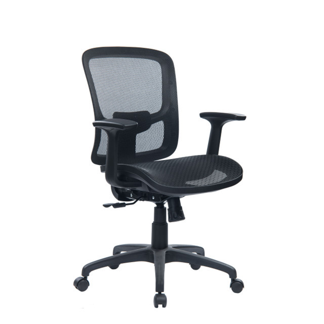 Factory Directly Height Adjustable Mesh Training Office Swivel Ergonomic Computer Staff Chair for Training