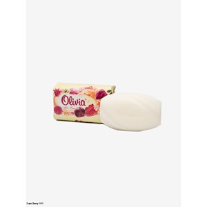 Mallow Scented Moisturizing Bar <b>Soap</b> with Glycerin Lanolin and Vitamins A and E for Hand and Body Care 90 g Olivia - Product Image 3