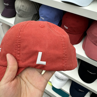 Gorra de Béisbol Vintage Ajustable de Algodón Natural Desgastado, Personalizada con Mi Logotipo Bordado, de 6 Paneles
