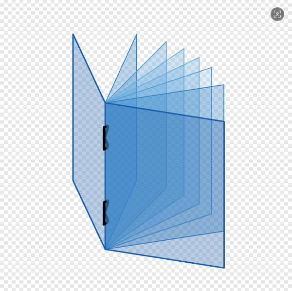 Reliure de point de selle