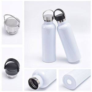 Wholesale 500ml Stainless Steel White Sublimation American-style <b>Large</b>-mouth Vacuum Insulated <b>Flask</b> Water Bottle 6-12 Hours - Product Image 2