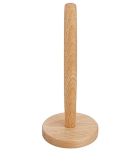 Portarotolo da Cucina <span class=keywords><strong>e</strong></span> Bagno, Supporto per Rotoli di Carta, Organizzatore da Appoggio in Legno per Armadietto - Product Image 1