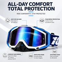 Pare-brise de moto tout-terrain, lunettes de cyclisme anti-poussière, lunettes de ski transfrontalières, pare-brise de moto