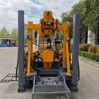Foreuse hydraulique chenillée diesel QY260 pour puits d'eau, moteur de pompe, profondeur 260 m
