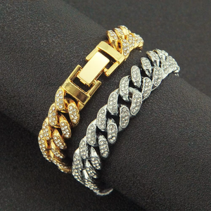 Men's Hipster <b>Bracelet</b> <b>Bracelet</b> Domineering Punk Fashion <b>Bracelet</b> <b>Bracelet</b> <b>Bracelet</b> 13mm Wide Tanjing - Product Image 2