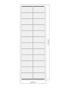 Panneaux solaires photovoltaïques monocristallins demi-cellules SANGNI SOLAR avec technologie N Type TOPCON BIPV en verre pour tuiles de toit - Product Image 4