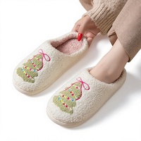 Sen Tian Home Cross-Border pour le printemps et Noël, en peluche, style élan, semelle extérieure en caoutchouc thermoplastique chaud, style européen et américain