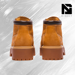Botas Impermeables de Plataforma Premium para Mujer, Modelo 'Stone Street', de Cuero Genuino, con Cordones y Punta Redonda - Product Image 4