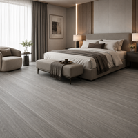 Revêtement de sol intérieur FC SPC, design chinois, chêne, imperméable, antibactérien, écologique, garantie 5 ans, utilisation pour hôtels, écoles et villas