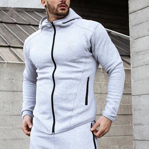 100% chándales personalizados de algodón, ropa deportiva atlética, entrenamiento, dos piezas, cremallera, Color sólido, invierno, Casual, trajes de último diseño - Product Image 6