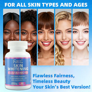 Capsule sbiancanti per la pelle per gli uomini e le donne sostengono macchie scure Melasma 60 capsule di sbiancamento della pelle estratti vegetali - Product Image 5