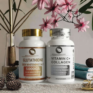 Cápsulas de L-Glutatión, 60 Unidades, Antioxidante, Apoyo para la Luminosidad de la Piel, Marca Privada OEM, Certificado GMP - Product Image 3