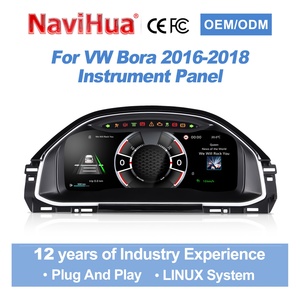 Navihua Linux System Carplay LCD Digital Cluster Auto <b>Speedometer</b> Gauge LCD Dashboard <b>for</b> Volkswagen VW Bora 2016-2018 - Product Image 1