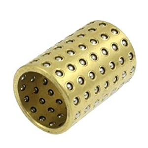 Douilles de cage à billes en laiton à roulement de douille de retenue linéaire avec pilier de guidage de moule pour douille de pilier de guidage - Product Image 1