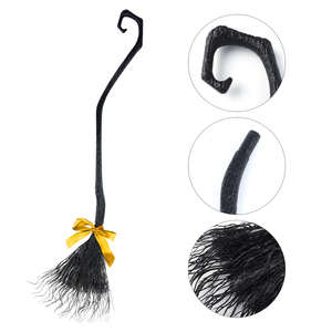 Cosplay fiesta <span class=keywords><strong>bruja</strong></span> decoraciones mago volador malvado <span class=keywords><strong>escoba</strong></span> accesorios Halloween <span class=keywords><strong>bruja</strong></span> <span class=keywords><strong>escoba</strong></span> <span class=keywords><strong>con</strong></span> cintas - Product Image 3