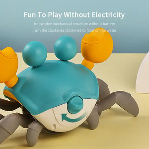 Jouet interactif pour bébé en plastique ABS CPC CE, jouet pour bébé qui marche, danse et rampe, crabe avec musique, jouet sensoriel - Product Image 3