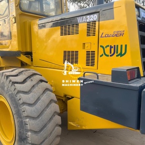 Cargador de ruedas Komatsu WA320 WA380 WA300 WA600, cargador frontal Komatsu WA320 usado 95% nuevo precio bajo a la venta - Product Image 4