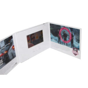 Carte de vœux vidéo électronique haute définition de 4,3 pouces avec haut-parleur intégré, connecteur USB, design personnalisé, invitation numérique - Product Image 2