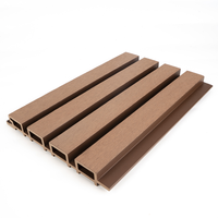Revêtement WPC moderne, panneau composite en bois d'intérieur, bardage, panneaux muraux en PVC imperméables pour décoration murale intérieure et extérieure