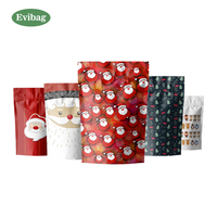 Sachet d'emballage personnalisable en aluminium refermable avec fermeture éclair pour bonbons gélifiés, impression numérique, en Mylar, type stand-up
