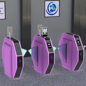 Thông minh RFID kiểm soát truy cập thép không gỉ IP54 bảo vệ Flap rào cản cửa quay với động cơ không chổi than và chống tailgating - Product Image 6