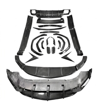 Pour Lamborghini URUS S : Kit de carrosserie TopC Style en fibre de carbone sèche – Lame avant, jupes latérales, diffuseur arrière, aileron arrière