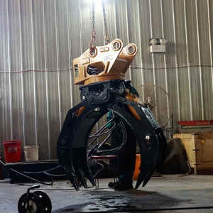 Precio de fábrica OEM Excavadora Accesorios Log <span class=keywords><strong>Grab</strong></span> Demolición Acero Chatarra Pinza Madera giratoria hidráulica - Product Image 5