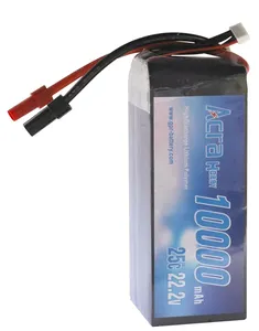 4S 14,8 V 10000mah batería de lipo de 10ah Li-ion de litio para uav drone pulverizador agrícola avión