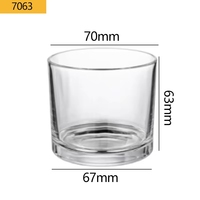 Bocaux en verre vides pour bougies chauffe-plat avec couvercles en bois, 150 ml (5 oz), récipients à bougies en verre à large ouverture