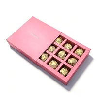 Fabricant de boîtes cadeaux en chocolat personnalisées de luxe, boîte à bonbons vide personnalisée avec logo pour les dates et les bonbons
