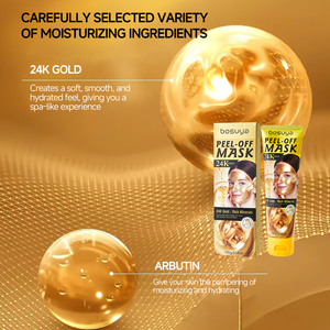 Mascarilla <span class=keywords><strong>Facial</strong></span> Peel-Off de Oro 24K al por Mayor, 100g, para Disimular Poros y Eliminar Puntos Negros - Product Image 4