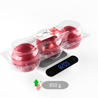 Blister en plastique PET transparent personnalisé en usine conteneur d'emballage pomme pêche poire orange boîte en plastique de fruits