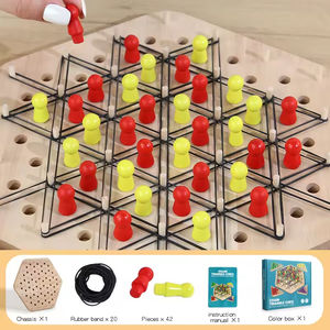 Thinking Training Chain Triangle Chess <b>Toys</b> for Kids Competitive Interactive Multiplayer Game - Product Image 6