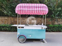 Chariot à bulles personnalisé Etodevice, chariot de vente de boissons mobile pour usage extérieur