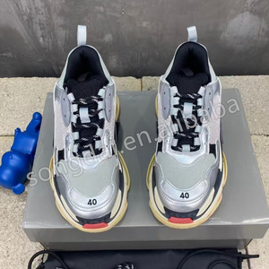 Chaussures de sport décontractées pour homme, baskets triples épaisses de créateur, pour le tennis, le jogging et la course en extérieur - Product Image 4