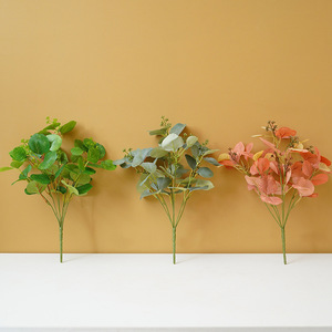 Ramilletes de Eucalipto Artificial Ruilisi, Flores de Seda Verdes, Decoración para el Hogar, Accesorios para Bodas - Product Image 4