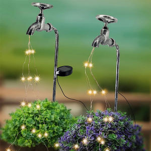 ALG01611 lampes solaires robinet d'eau de jardin, lumière de piquet de pelouse extérieur ensemble de 2 robinets <span class=keywords><strong>lampe</strong></span> de poteau - Product Image 3