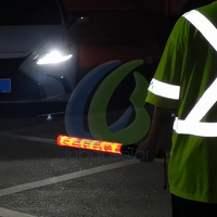 Bâton lumineux LED pour la circulation routière LB-TB02, alimenté par batterie, pour la sécurité routière et la direction du trafic