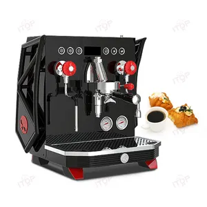 Süt vapurlu yüksek profesyonel ticari Espresso kahve yapma makinesi yarı otomatik Espresso kahve makinesi