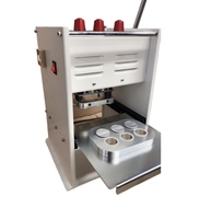Machine de scellage thermique semi-automatique en aluminium pour contenants alimentaires à emporter et produits de boulangerie