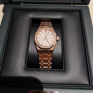 Montre de sport à bracelet intégré de luxe pour homme, automatique, en acier inoxydable, lunette octogonale, cristal saphir, étanche - Product Image 5