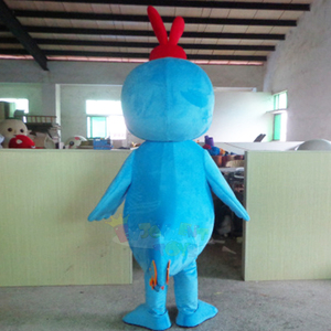 Disfraz de <span class=keywords><strong>Mascota</strong></span> Personalizado de Pájaro Azul para Adultos, Traje de <span class=keywords><strong>Paloma</strong></span> de Dibujos Animados con Cabeza de Espuma EVA y Cuerpo de Peluche, para Fiestas de Halloween, Eventos Escolares y Promoción de Marca - Product Image 5