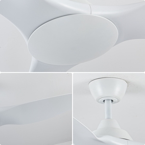 Jk ZS-52-24005WH Bắc Âu Trang Trí Tốt Nhất Chất Lượng Cao 52 Inch 3 Abs Lưỡi Quạt Trần <span class=keywords><strong>DC</strong></span> Điều Khiển Từ Xa - Product Image 4