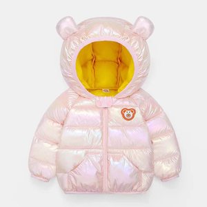 Chaqueta Ligera para Niños y Niñas, Diseño Invernal, Color Azúcar - Product Image 5